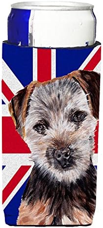 Caroline's Treasures SC9876MUK Norfolk Terrier Köpek Yavrusu İngiliz Union Jack İngiliz Bayrağı ile İnce kutular için