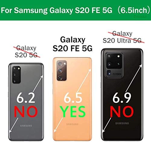 Temperli Cam Ekran Koruyuculu (Tam Kapsama Alanı) Samsung Galaxy S20 FE 5G için NZND Kılıf, Halka Tutucu / Bilek Kayışı,