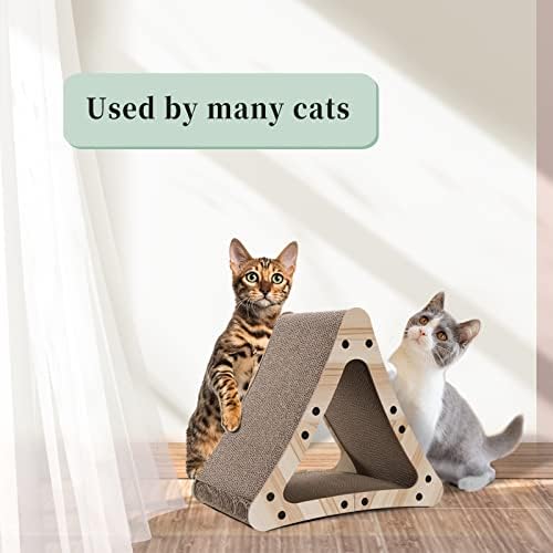 Relaxlate Kedi Tırmalama, Kedi Tırmalama Pedi Karton, Kedi Tüneli, Kapalı Kediler için Kedi Tırmalama Direği, Karton
