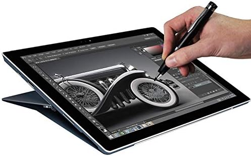 Broonel Siyah Mini İnce Nokta Dijital aktif iğneli kalem ile Uyumlu HP Akışı 11-ak0001na 11.6 İnç | HP Akışı 11-ak0001ng