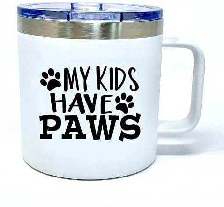 Köpek Lover Hediyeler-Çocuklarımın Paws Tumbler'ı Var-Köpek Ebeveyn Hediyeleri, Evcil Hayvan Sahipleri için Hediyeler-Köpek