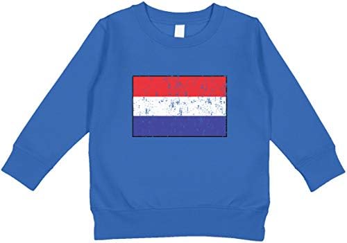 Amdesco Hollanda Bayrağı Hollandalı Yürümeye Başlayan Çocuk Sweatshirt
