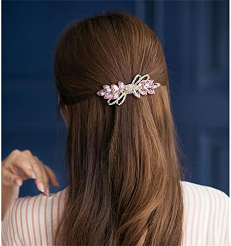 SDFGH saç tokası Yay Headdress saç tokası Kadın Mizaç Saç Kartı Geri Kafa Kaşık Klip saç aksesuarları (Renk: A, Boyut
