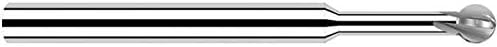 RedLine Araçları - 1/4 (0.2500) Alttan Kesme-Lolipop Karbür Uçlu Değirmen, Kaplamasız (Parlak).2130 Flüt Uzunluğu,