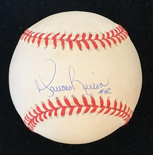 Mariano Rivera 42 Yankees VİNTAGE İMZALI Resmi AL Budig Beyzbol w/hologram İmzalı Beyzbol Topları