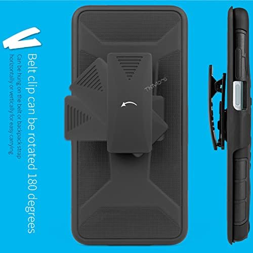 TKMore Çift Katmanlı cep telefonu kılıfı Moto G için Stylus 2022 4G ile Kemer Klipsi Kılıfı ve Kickstand Tutucu Anti-Vurmak