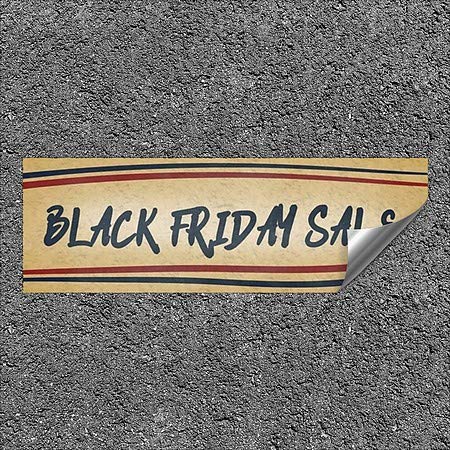CGSıgnLab / Black Friday Sale-Nostalgia Stripes Ağır Hizmet Tipi Endüstriyel Kendinden Yapışkanlı Alüminyum Duvar