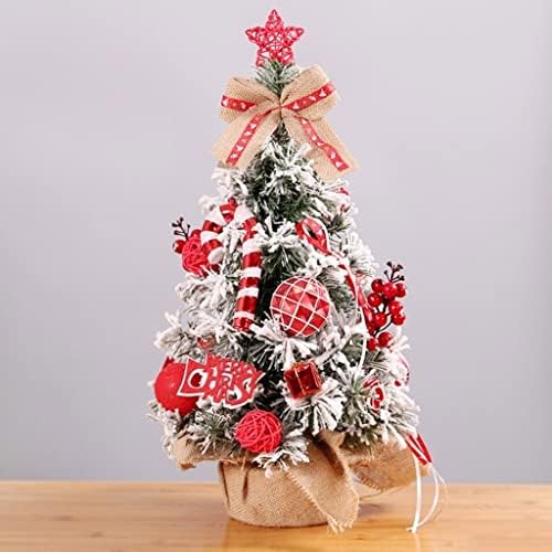 INDYAH Noel Masa Noel Ağacı, Yapay Mini Akın Noel Çam Ağacı, Noel Top Süsler ile, Masaüstü Noel Ağacı Dekorasyon Ağaçları
