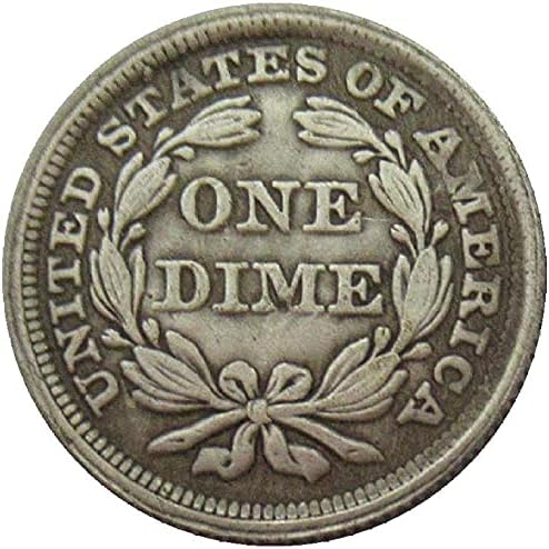 ABD Naqi 10 Sent 1847 Gümüş Kaplama kopya Hatıra Paraları