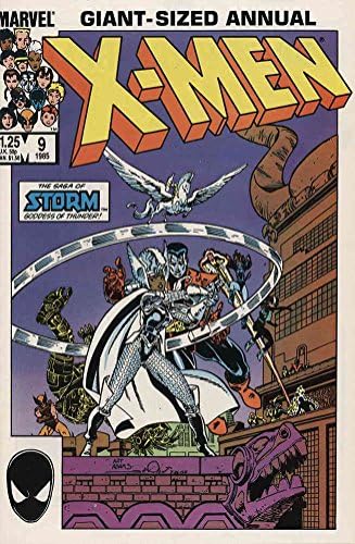 Esrarengiz X-Men, Yıllık 9 FN; Marvel çizgi romanı / Chris Claremont Art Adams