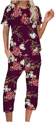 2023 Giyim Moda Y2K Pamuk Grafik Baskı Çiçek pantolon seti Bayan Sonbahar yazlık pantolonlar Seti 5H 5H