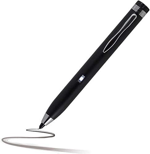 Broonel Siyah Mini İnce Nokta Dijital aktif iğneli kalem ile Uyumlu ASUS Chromebook Flip C434TA 14