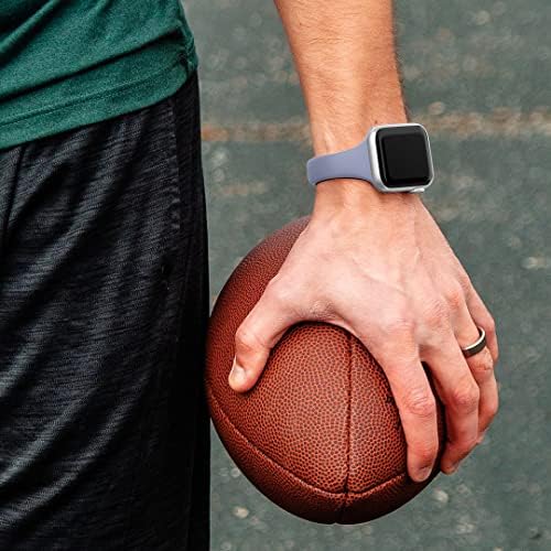 Apple Watch 41mm 38mm 40mm ile Uyumlu EDİMENS Silikon Spor Bandı, Apple Watch iWatch Serisi 7 6 5 4 3 2 1 SE Sport