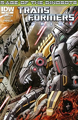 Transformers Prime, The: Dinobotların Öfkesi 2A VF / NM; IDW çizgi romanı