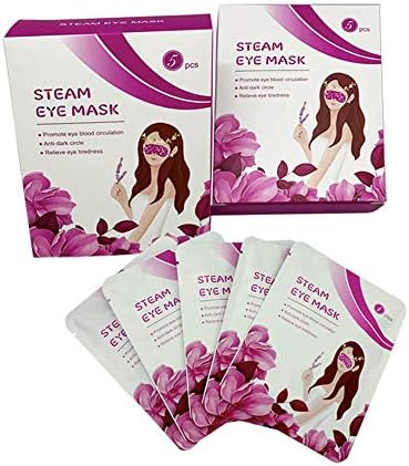 10 adet Uyku Maskeleri Lavanta Buhar Sıcak Göz Maskesi Koyu Daire Göz Torbaları Ortadan Kaldırmak Kabarık Kırışıklıklar