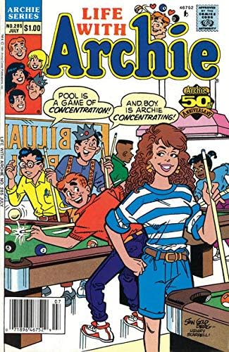Archie ile Yaşam 285 (Gazete Bayii ) VF; Archie çizgi roman / Bilardo Masası Örtüsü