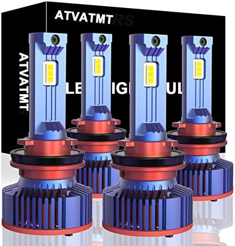 ATVATMT H11 H9 Nissan Altima Sentra Rogue Pathfinder Murano ıçin LED Far Ampuller Yüksek ışın ve Düşük ışın Combo