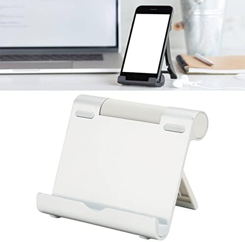 Hztyyıer Cep Telefonu Standı 180 Derece Katlanabilir Masa Tablet Tutucu Taşınabilir Alüminyum Alaşımlı Silikon Ofis