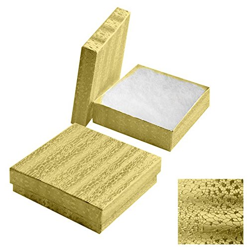 Altın Pamuk Dolgulu Takı Ambalaj ve Hediye Kutuları Çeşitleri 99-100'lü Paket