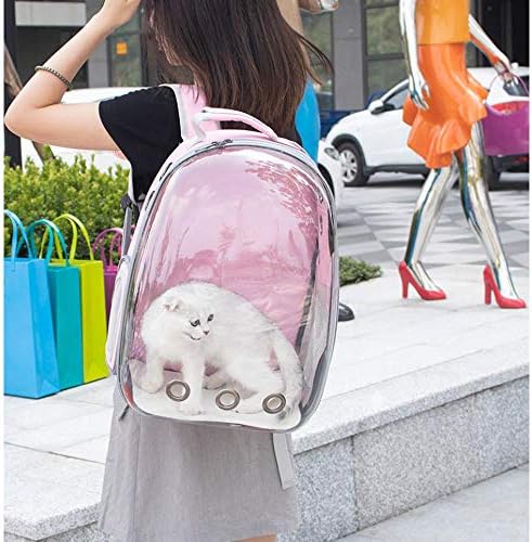 Meilishuang evcil hayvan sırt çantası, Uzay Kapsülü Kedi Kumu Taşıma Çantası kedi çantası Şeffaf Köpek Sırt Çantası