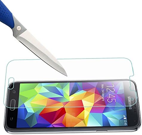 Mr. Shield [3'LÜ PAKET] Samsung Galaxy S5 için Tasarlandı [Temperli Cam] Ekran Koruyucu [9H Sertliğe Sahip Japonya