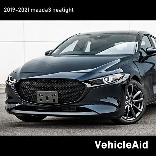 VehicleAıd far takımı ile Uyumlu 2019-2021 Mazda 3 LED Far Sol Sürücü ve Sağ Yolcu Tarafı