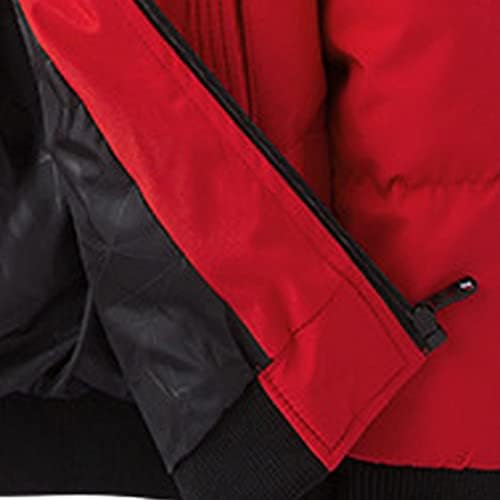 XXBR Kış Mont Mens için, fermuar Standı Yaka Pamuk-yastıklı Sıcak Aşağı Ceketler Kalın Açık Rüzgar Geçirmez Giyim