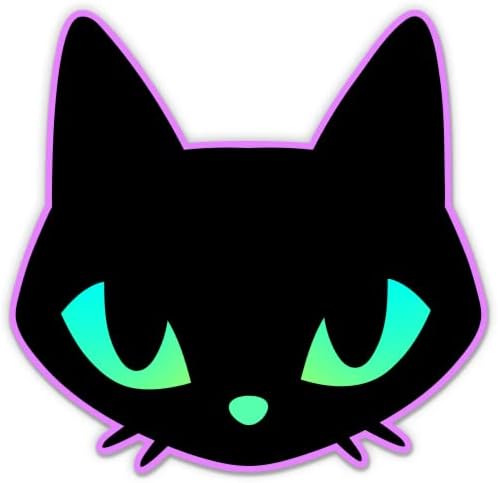 Gotik Kedi Sevimli Uzay Galaxy Güzel Kitty-3 vinil yapışkan - Araba Laptop için Su Şişesi Telefon Su Geçirmez Çıkartma