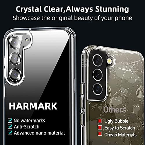 Samsung Galaxy S23 Plus Kılıfı için Tasarlanmış HARMARK Crystal Clear, [Anti-Sararma] [Askeri Sınıf Darbeye Dayanıklı]