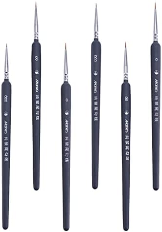 TOYANDONA 6 adet Detay Boya Fırçaları Profesyonel Mikro Minyatür Boyama Kalemler Güzel İpucu Nail Art Fırça Suluboya