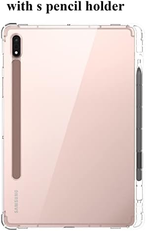 UUcovers Temizle Case Arka 12.4 Samsung Galaxy Tab S8+ / S8 Artı 2022 & Tab S7 FE 5G 2021 & S7+ / S7 Artı 2020 (SM-X800/T730/T970)