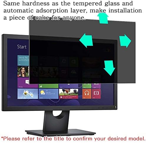 Synvy ekran koruyucu koruyucu ile Uyumlu Acer XF250Q / XF250 24.5 Ekran Monitör Anti Casus Filmi Koruyucuları [Temperli