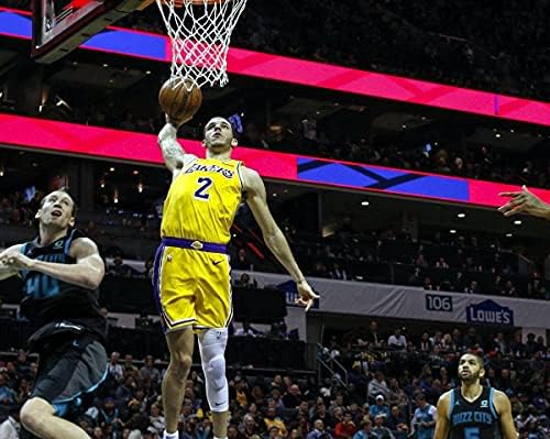 Lonzo Ball İmzalı Nike Çaylak Yılı Los Angeles Lakers Forması-Beckett Kimlik Doğrulama Hizmetleri BAS COA Kimliği