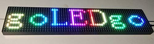 goLEDgo RGB Tam Renkli LED İşareti Sıçrama Su Geçirmez Programlanabilir Kaydırma LED Mesaj Kayan Yazı İşareti