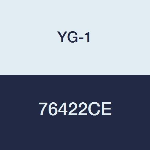 YG - 1 76422CE HSSCo8 Kaba İşleme Frezesi, Çok Flüt, Normal Uzunluk, İnce Adım, Merkez Kesme, TiAlN-Extreme Finish,