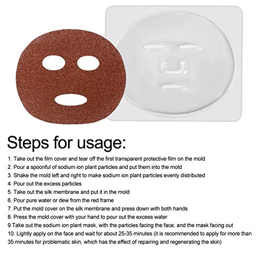 10 Adet Yüz Maskesi Yapma Kalıp Kullanımlık DIY Yosun Yüz Maskesi Plaka Kalınlaşmak Yüz Cilt Bakımı Makyaj Aracı Kadınlar