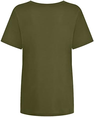 Opak Gömlek Kadınlar için moda üst giyim Bayan Rahat Yaz Üstleri Üç Çeyrek Kollu Yuvarlak Boyun Tee T Gömlek