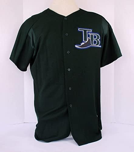 2003-06 Tampa Bay Şeytan ışınları Boş Oyun Verilmiş Yeşil Forma BP ST 44 6715 - Oyun Kullanılmış MLB Formaları