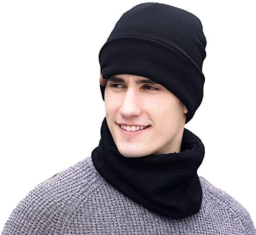 3 ADET Kış Bere Şapka Eşarp Eldiven Seti, Örme Şapka Eşarp dokunmatik ekran eldiveni Erkekler Kadınlar için