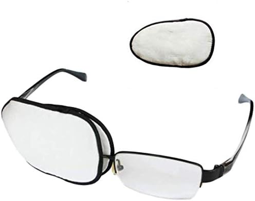 Ambliyopi göz bandı Gözlük Yumuşak Tek Göz Maskesi Tembel Göz Ve Şaşılık Yamalar Çocuklar Ve Yetişkinler İçin 0522