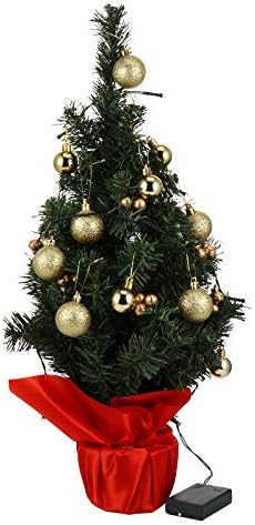 1 Takım Noel Ağacı Aydınlık Mini Noel Ağacı Parti Düzeni Sahne Hiçbir Pil Noel Süslemeleri