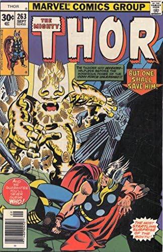 Thor 263 FN; Marvel çizgi romanı / Walter Simonson Surtur Eylül 1977