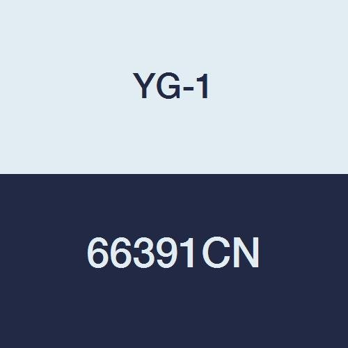 YG-1 66391CN 7/8 HSSCo8 End Mill, 3 Flüt, 37 Derece Sarmal, Normal Uzunluk, Alüminyum için Kaba İşleme, Kalay Kaplama,