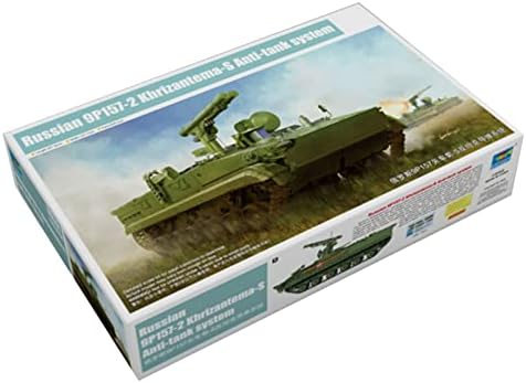 FMOCHANGMDP Tankı 3D Bulmacalar Plastik Model Kitleri, 1/35 Ölçekli Rus 9P157 - 2 Khrizantema-S Auti-Tank Sistemi