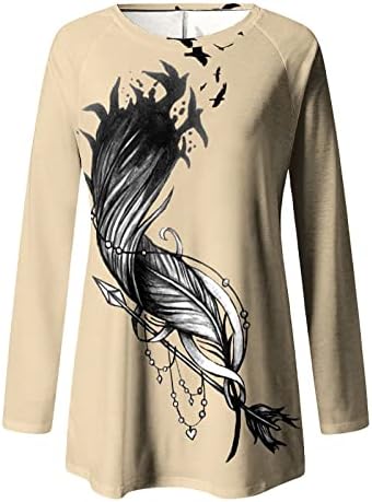 Tozluk ile giymek için uzun Üstleri, sonbahar Tişörtü Kadın Rahat Gevşek Uzun Kollu Ekip Boyun Kazak Hımbıl Tunik