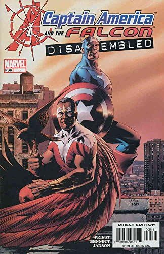 Kaptan Amerika Ve Şahin 5 VF; Marvel çizgi romanı / Demonte Christopher Priest