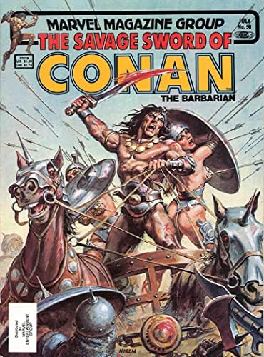 Conan'ın Vahşi Kılıcı 90 VF; Marvel çizgi romanı
