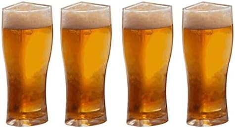 CCBUY bira bardakları Kupa Bardak Ayrılabilir 4 bölüm Büyük Kapasiteli Kalın bira cam kupa Bardak Kulübü Bar Partisi
