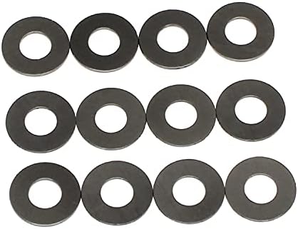 100 adet M1. 95 naylon grafit yıkayıcı düz pullar plastik conta ultra ince contalar yüksek sıcaklık dayanımı siyah