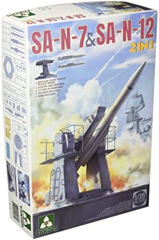 TAKOM TAK02136 1:35 SA-N-7 Gadfly ve SA-N-12 Grizzly Deniz SAM Başlatıcısı (2in1) [Model Oluşturma KİTİ]